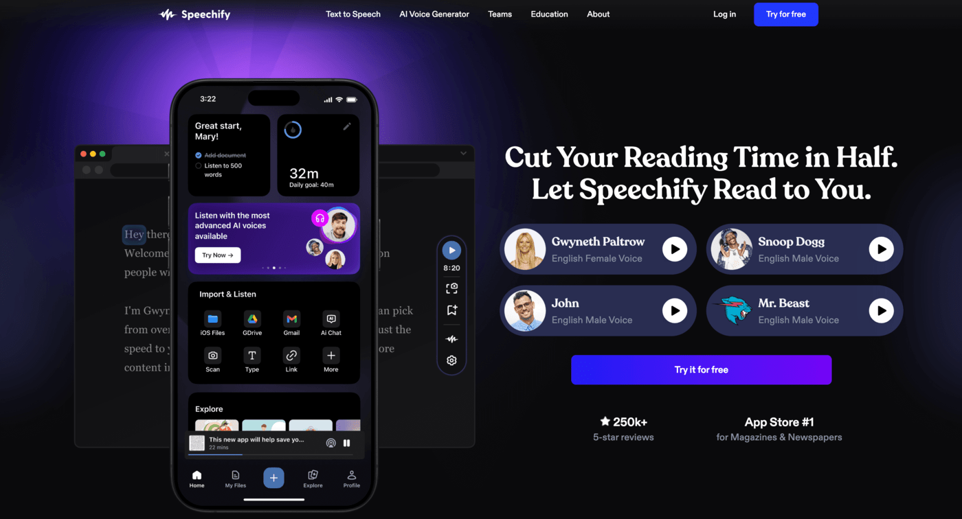 Picture of Speechify