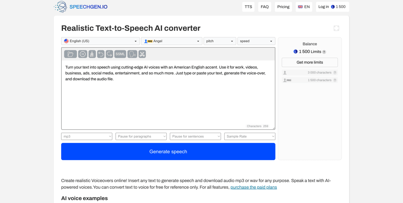 Picture of SpeechGen