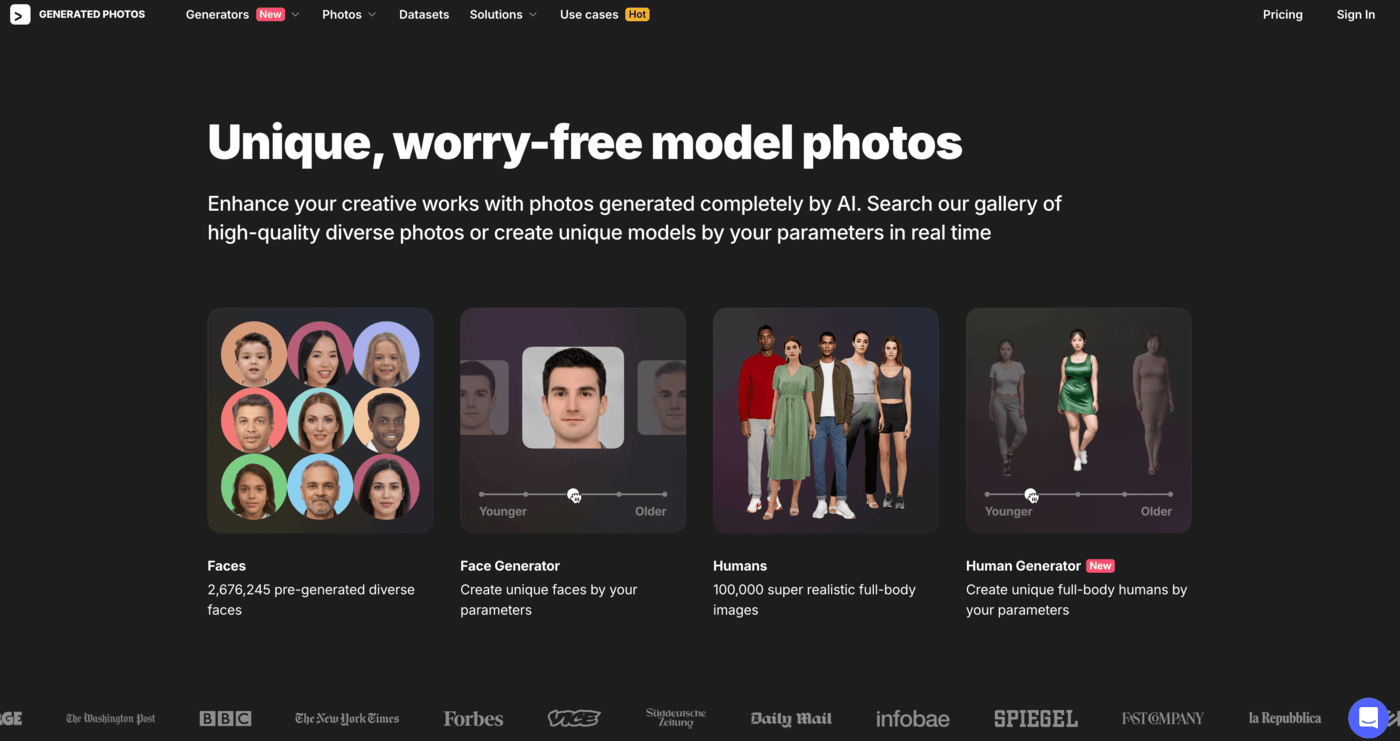 Picture of Generated Photos